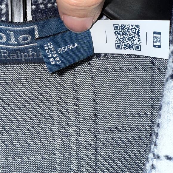 Polo Ralph Lauren Classic Fit Plaid Flannel Workshirt, Navy Medium $198 - Picture 7 of 12